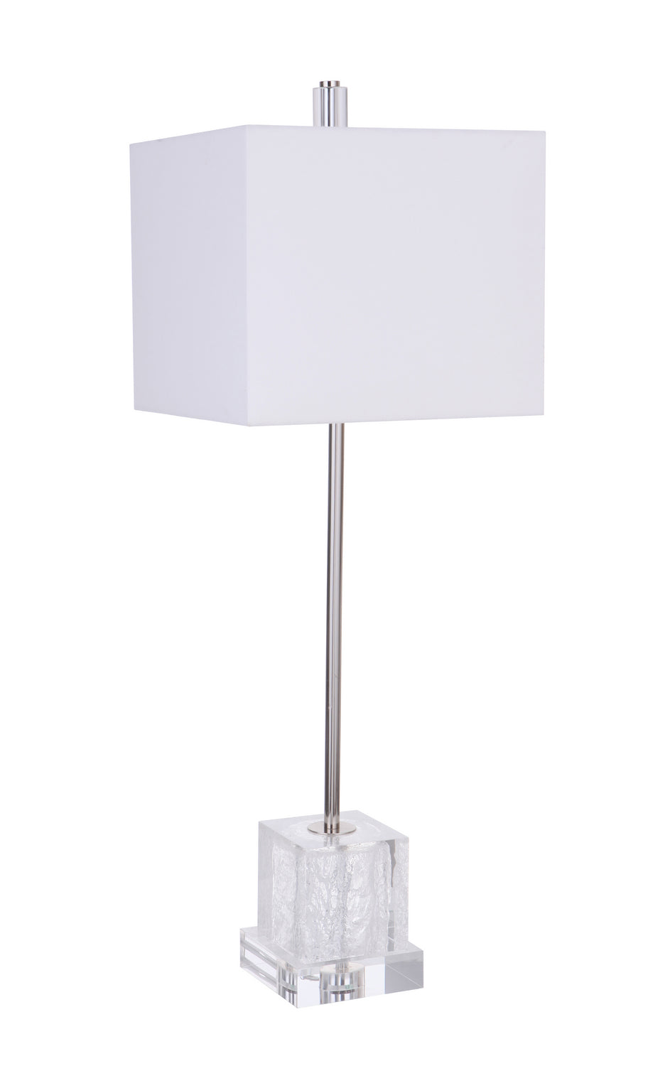 Mariana Lighting 180081  One Light Table Lamp Lamp Polished Nickel