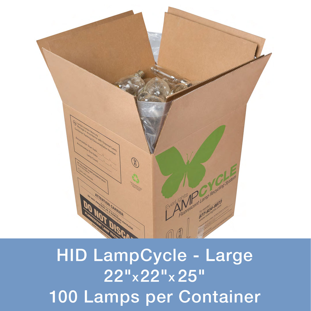 Everlights Recycling 9000127  Hid Large Lampcycle Mail-In Kit Decor Bronze / Dark