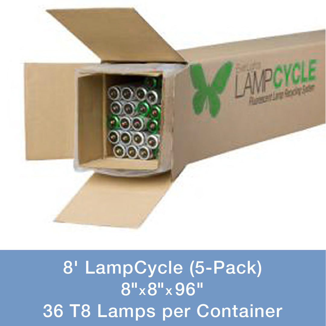 Everlights Recycling 9003032  8Ft Lampcycle (5-Pack) Mail-In Kit Decor Bronze / Dark