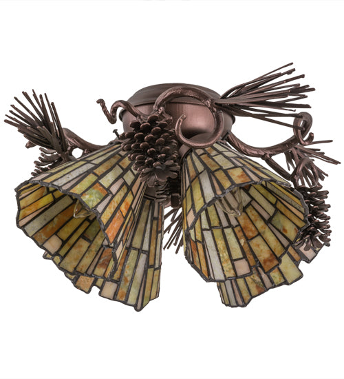 Meyda Tiffany Delta 105716 Ceiling Fan - Mahogany Bronze