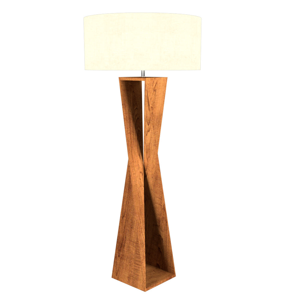 Accord Lighting 3029.06 Spin Led Floor Lamp Lamp Wood/Stone/Naturals