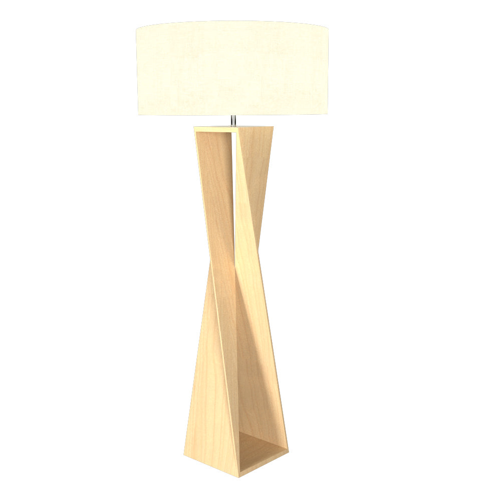 Accord Lighting 3029.34 Spin Led Floor Lamp Lamp Wood/Stone/Naturals