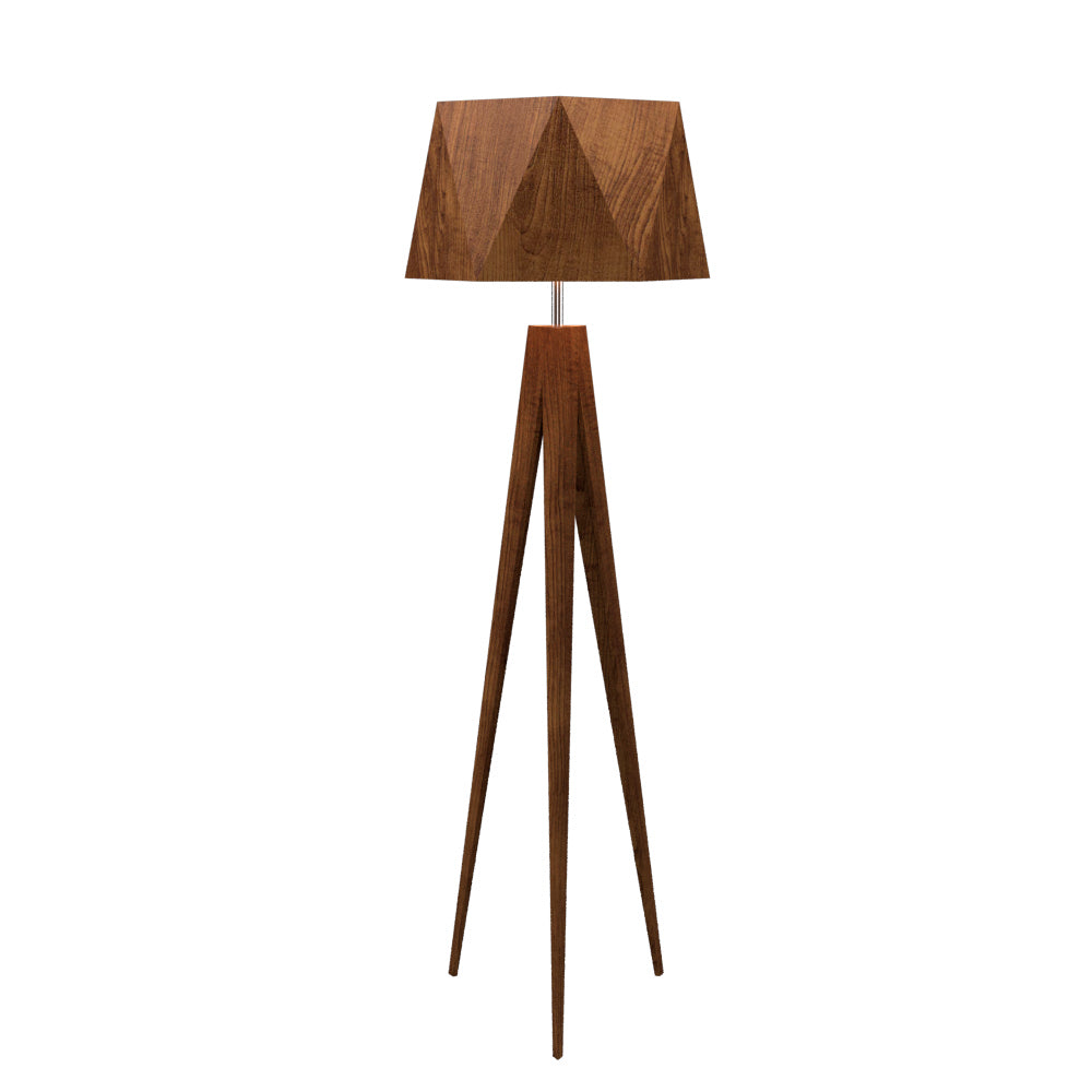 Accord Lighting 3034.06 Facet Led Floor Lamp Lamp Wood/Stone/Naturals