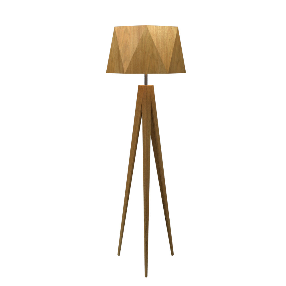 Accord Lighting 3034.09 Facet Led Floor Lamp Lamp Wood/Stone/Naturals