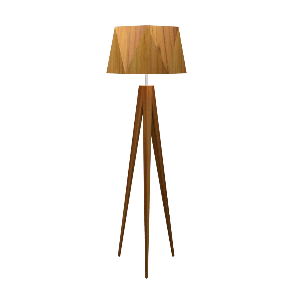 Accord Lighting 3034.12 Facet Led Floor Lamp Lamp Wood/Stone/Naturals