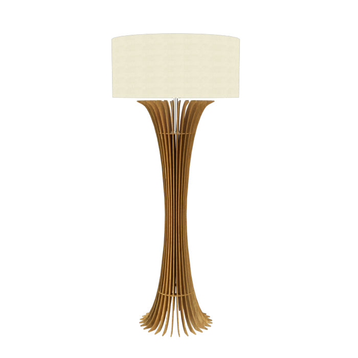 Accord Lighting 363.09 Stecche Di Legno Led Floor Lamp Lamp Wood/Stone/Naturals