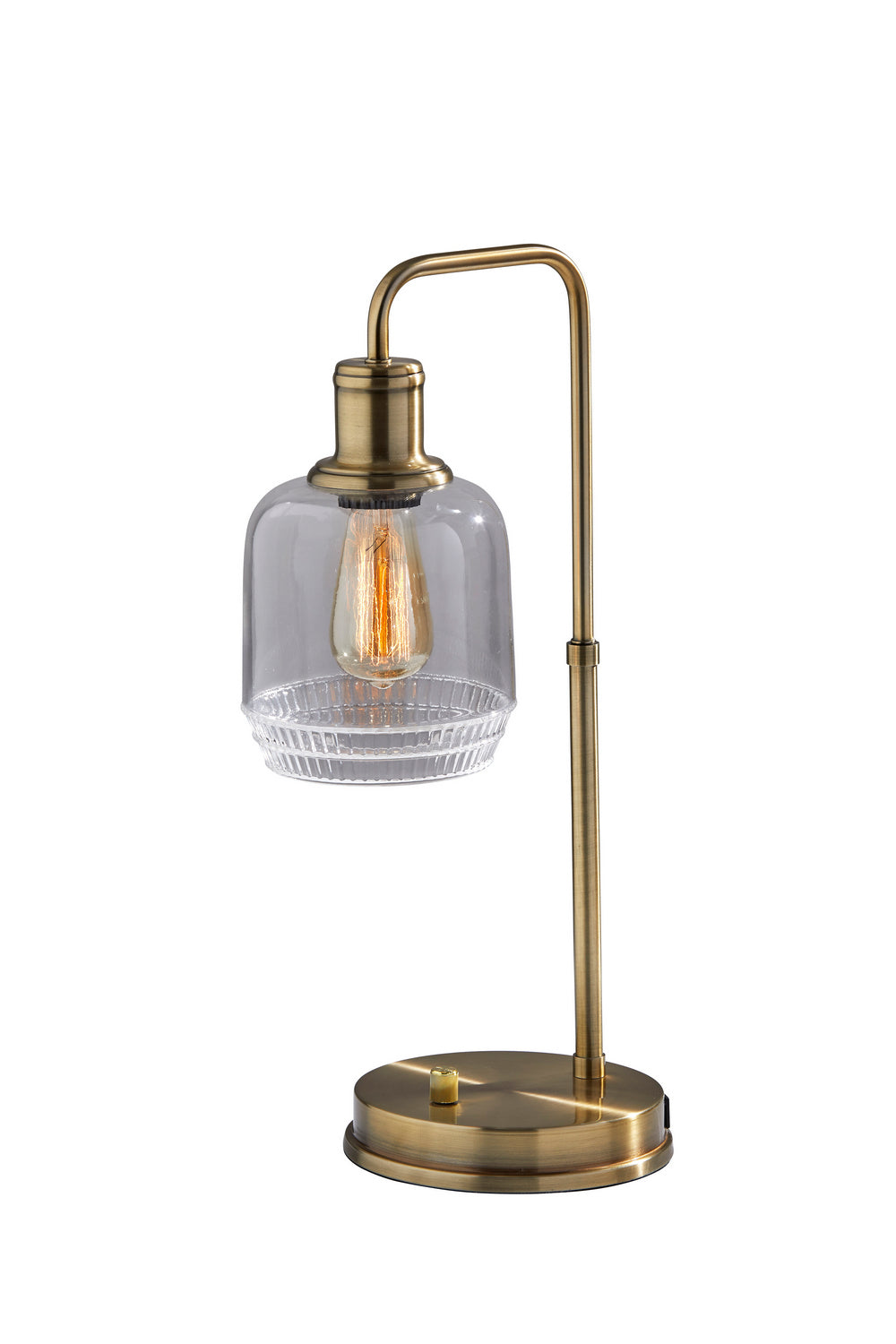 Adesso Home SL3712-21  Barnett Lamp Antique Brass