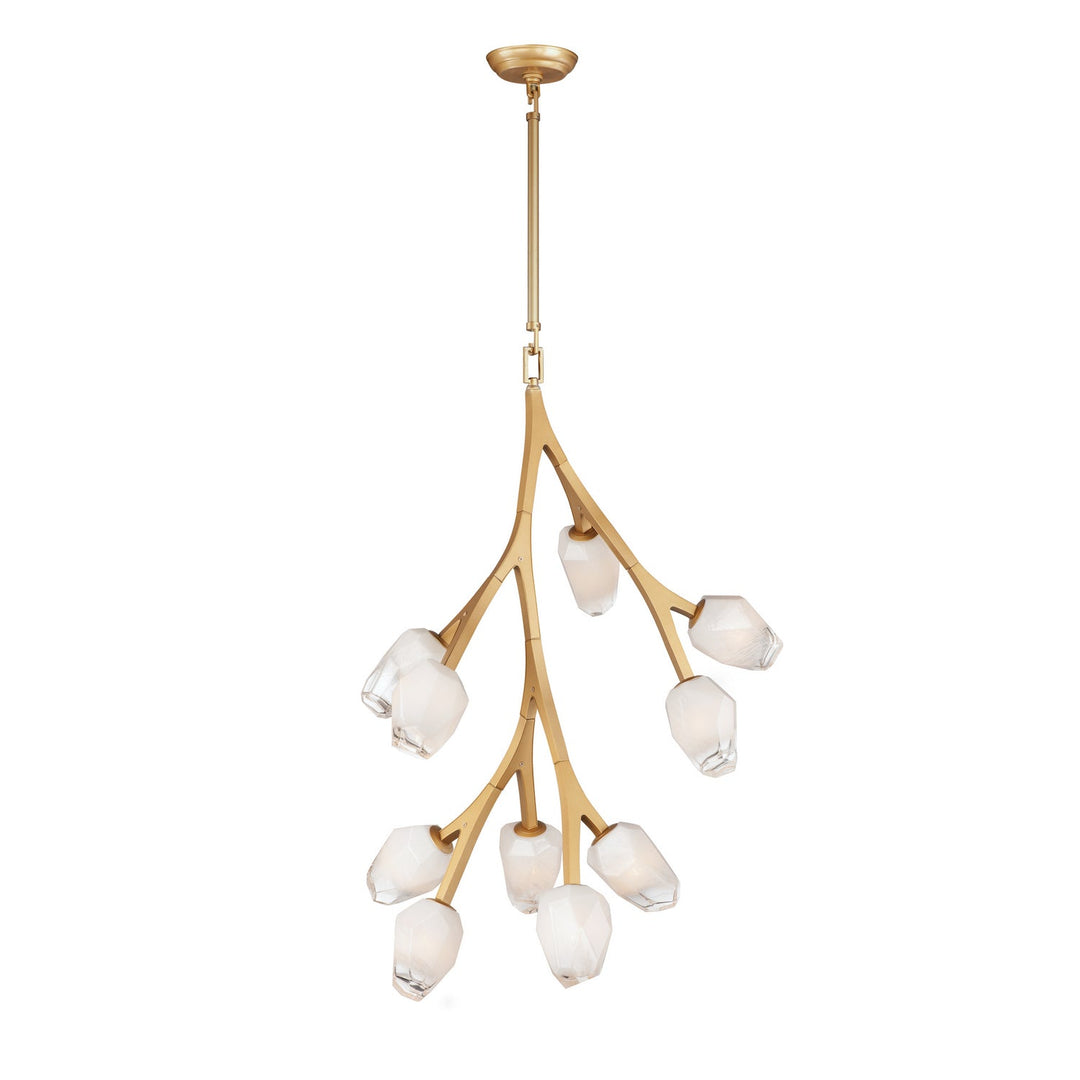 ET2 by Maxim Blossom E32798-93NAB Chandelier Light - Natural Aged Brass