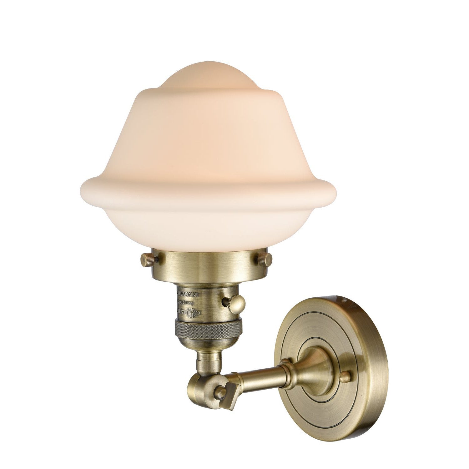 Innovations Franklin Restoration 203SW-AB-G531-LED Wall Sconce Light - Antique Brass