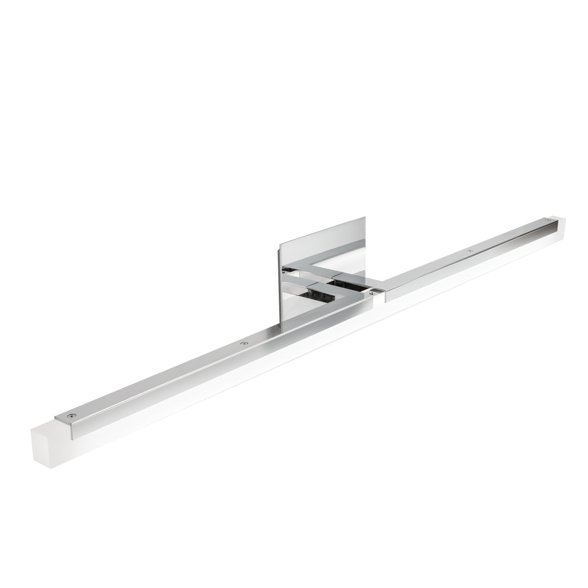 Norwell Double L 8147-CH-FA Bath Vanity Light 2 in. wide - Chrome
