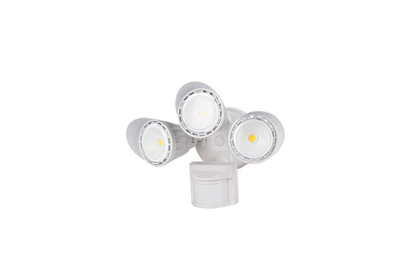 Westgate Lighting SL-30W-50K-WH-P  Led Security Lights With Pir Sensor Outdoor White