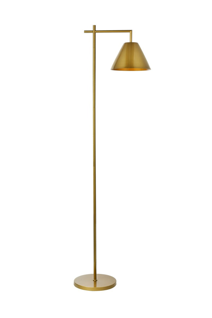 Elegant Lighting LD5101FL21BR Modern Flos Lamp Brass