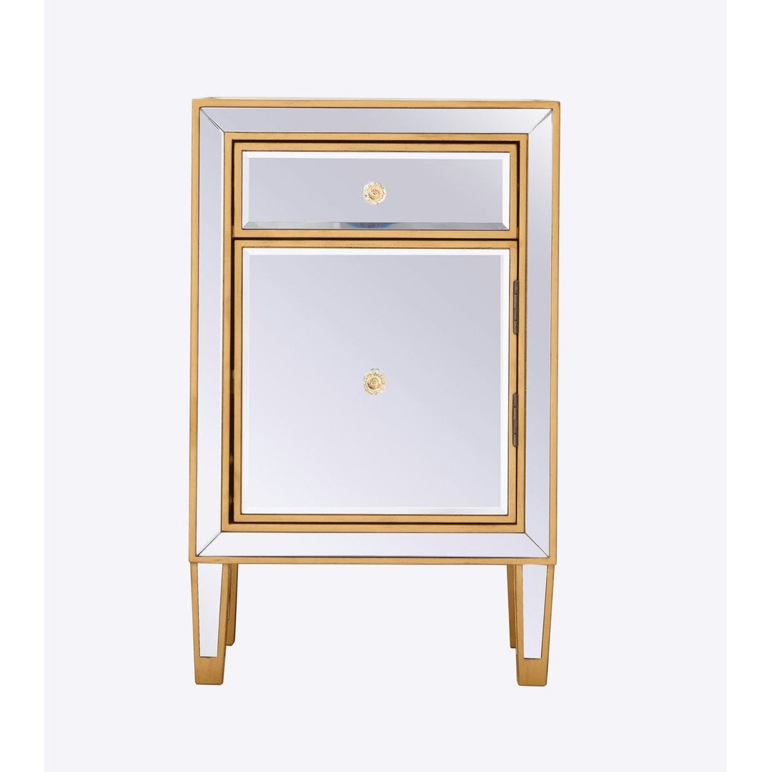 Elegant Lighting MF72035G Modern Reflexion Furniture Antique Gold