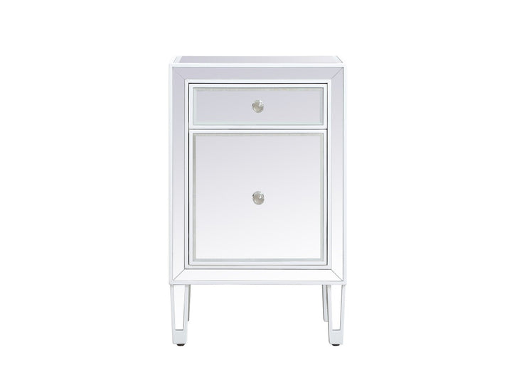 Elegant Lighting MF72035WH Modern Reflexion Furniture White