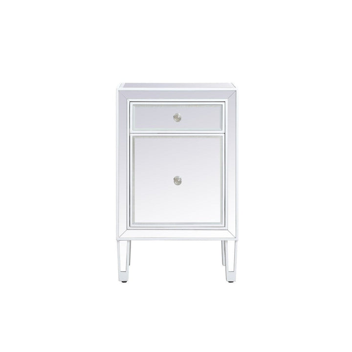 Elegant Lighting MF72035WH Modern Reflexion Furniture White