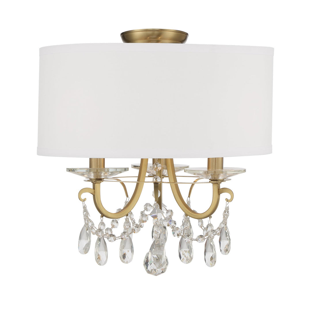 Crystorama Lighting 6623-VG-CL-MWP_CEILING Othello  Vibrant Gold