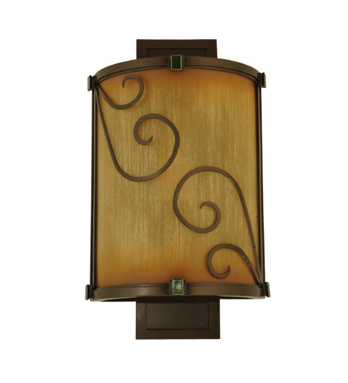 Meyda Tiffany Sorbonn 125509 Wall Light - Rust,Custom