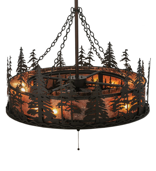 Meyda Tiffany Tall Pines 125745 Ceiling Fan - Oil Rubbed Bronze