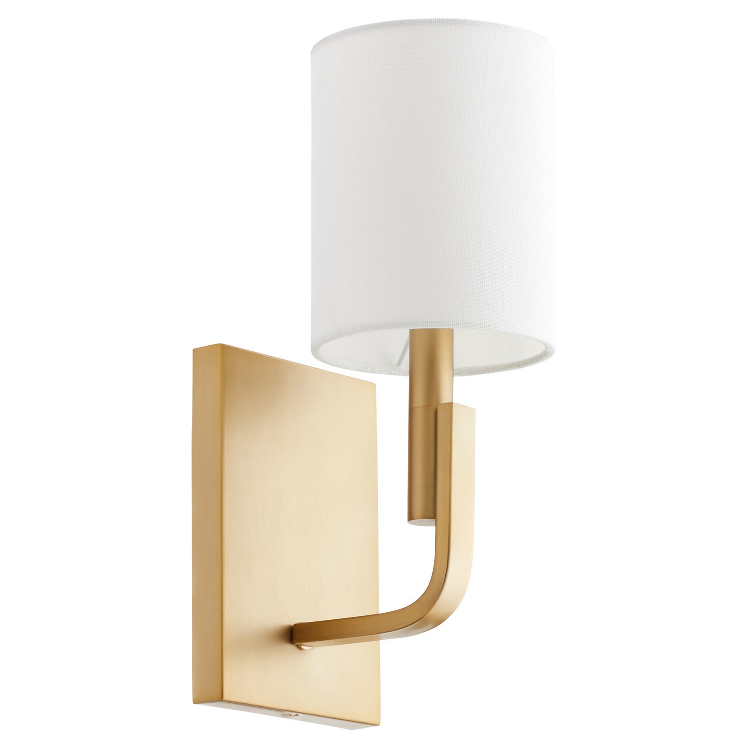 Quorum Tempo 5210-1-80 Wall Sconce Light - Aged Brass