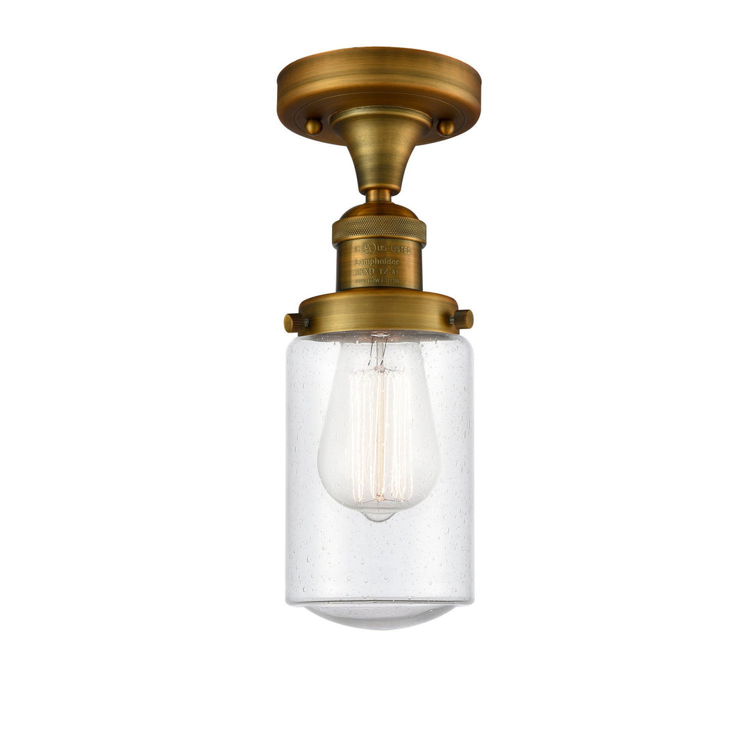 Innovations Franklin Restoration 517-1CH-BB-G314-LED Ceiling Light - Brushed Brass