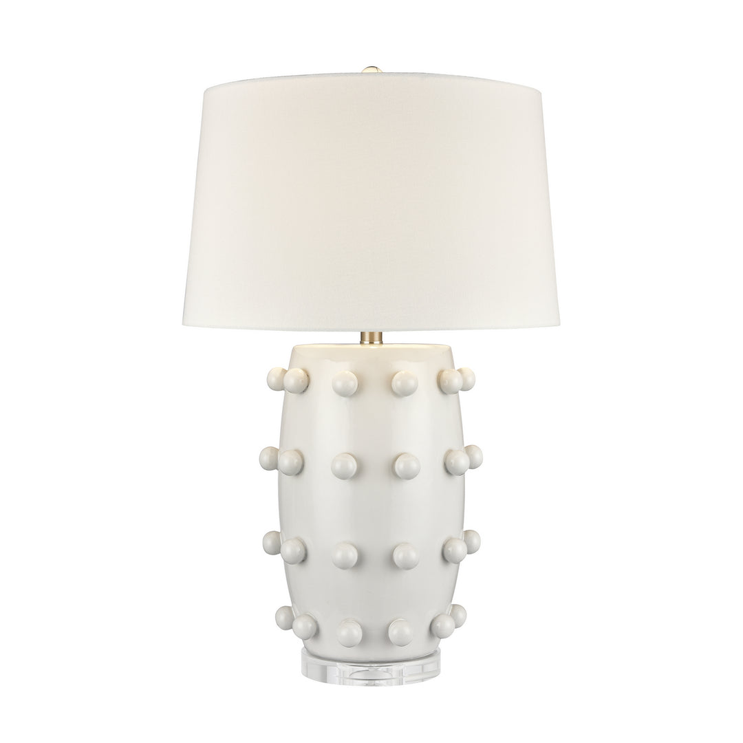 Elk Lighting H0019-9501  Torny Lamp White Glazed