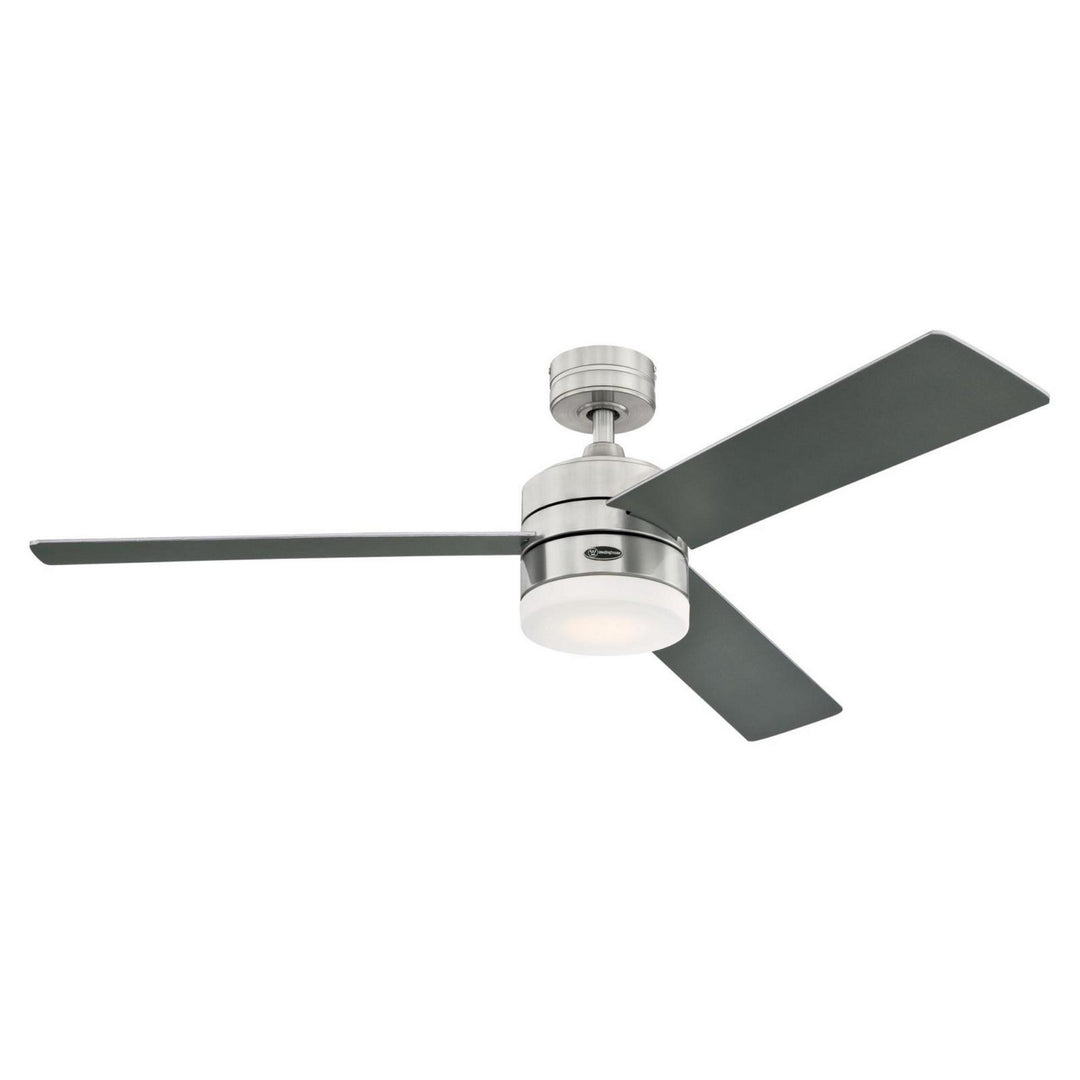 Westinghouse Alta Vista 74007A00 Ceiling Fan - Brushed Nickel, Graphite / Light Maple/