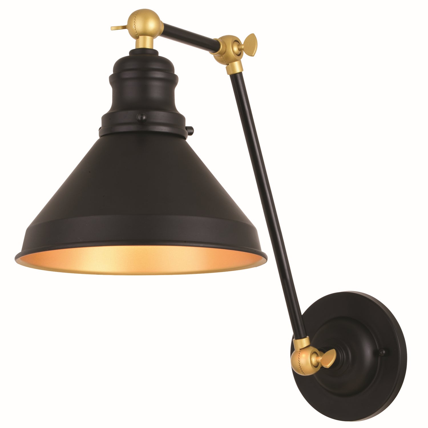 Vaxcel Lighting W0398  Lamps - Swing Arm-Wall Lamp Two-Tone