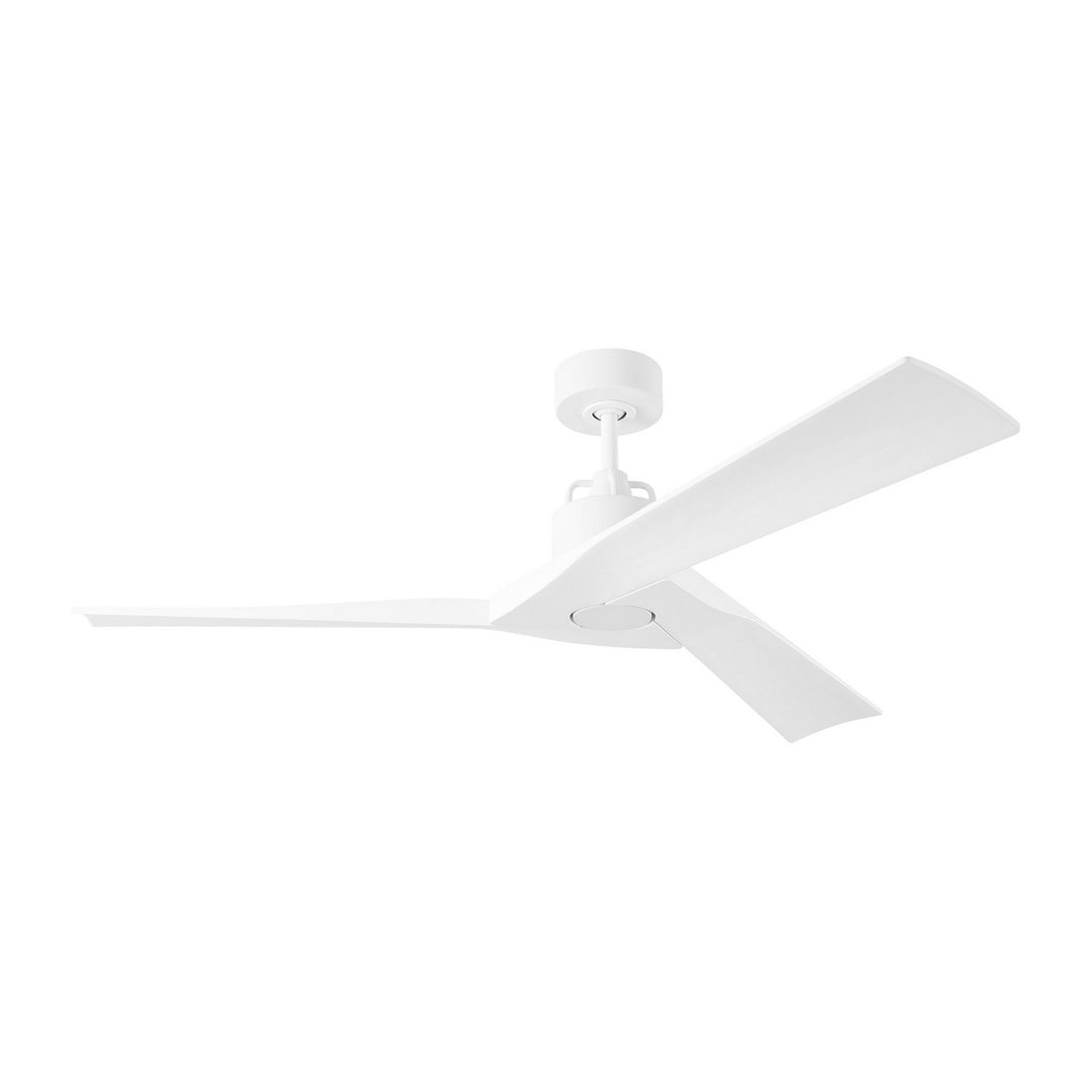 Visual Comfort Fan Alma 52 Smart 3ALMSM52RZW Ceiling Fan - Matte White, Matte White/Matte White/
