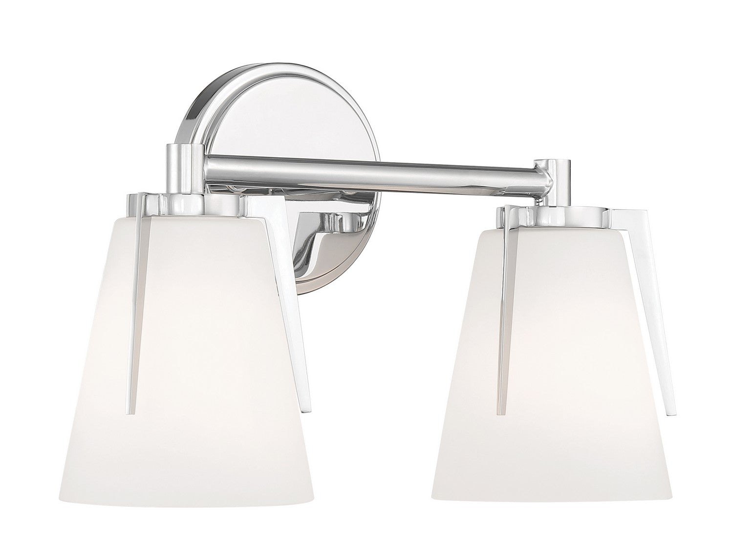 Norwell Allure 2502-CH-MO Bath Vanity Light 14 in. wide - Chrome