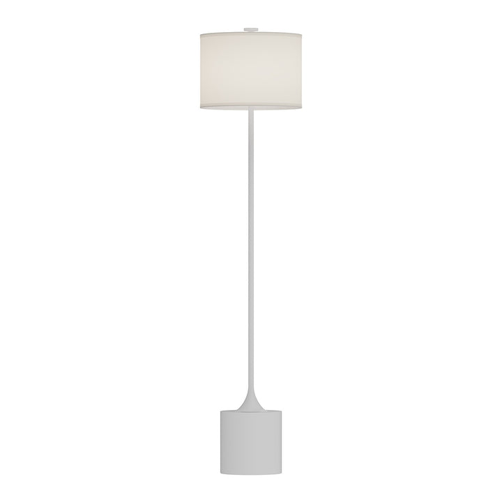 Alora Lighting FL418761WHIL Modern Issa Lamp Brushed Gold/Ivory Linen|Matte Black/Ivory Linen|White/Ivory Linen