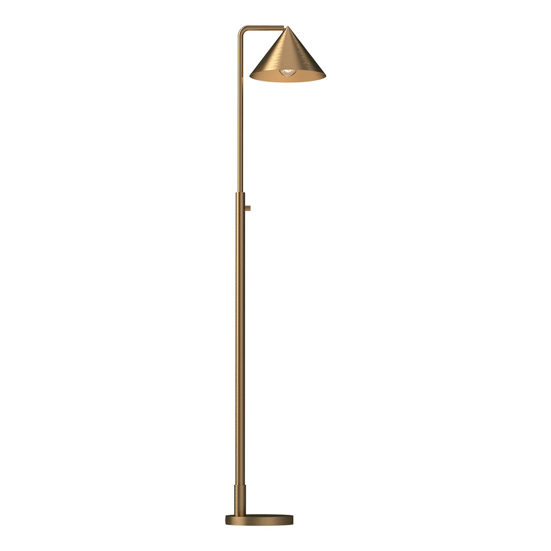 Alora Lighting FL485058BG  Remy Modern Lamp Brushed Gold|Matte Black|White
