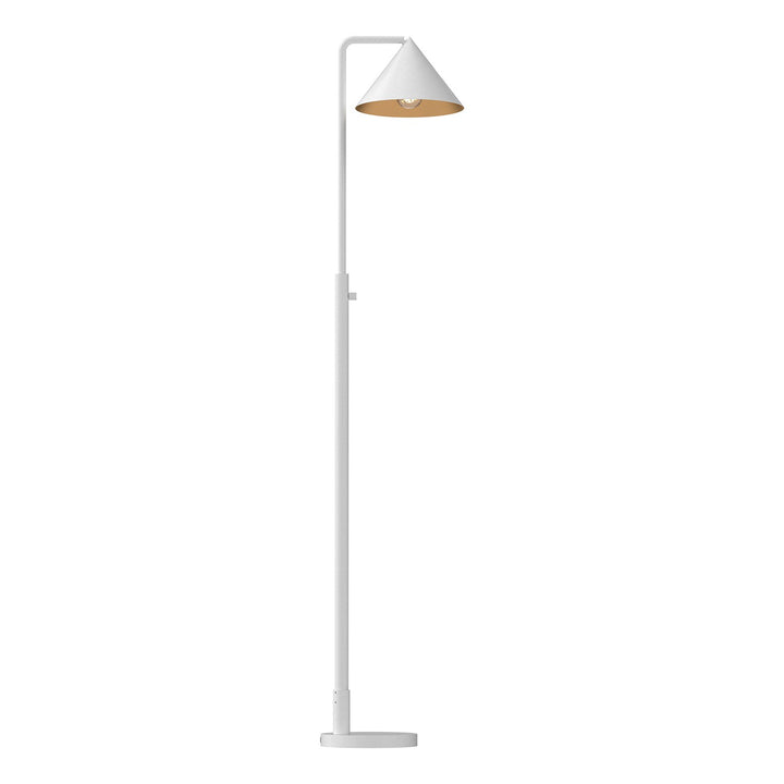 Alora Lighting FL485058WH  Remy Modern Lamp Brushed Gold|Matte Black|White