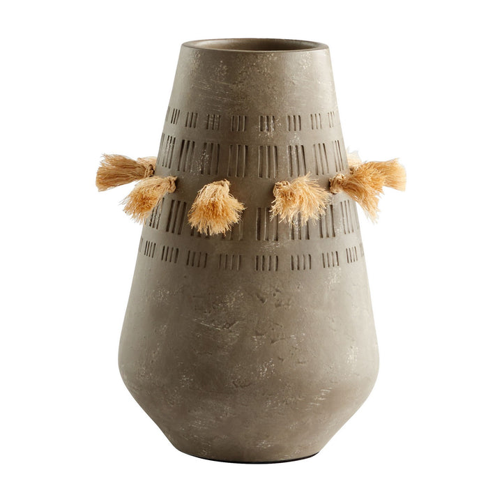 Cyan 11589 Vases & Planters - Textured Grey