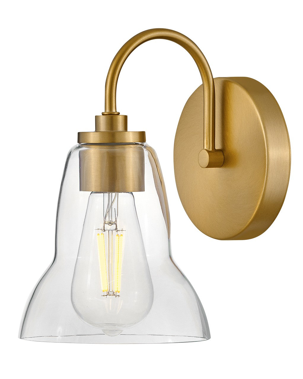 Lark Vera 85560LCB Wall Sconce Light - Lacquered Brass