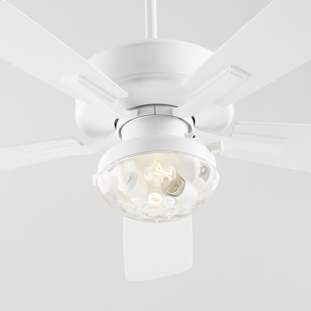Quorum Ovation Patio 14525-8 Ceiling Fan - Studio White