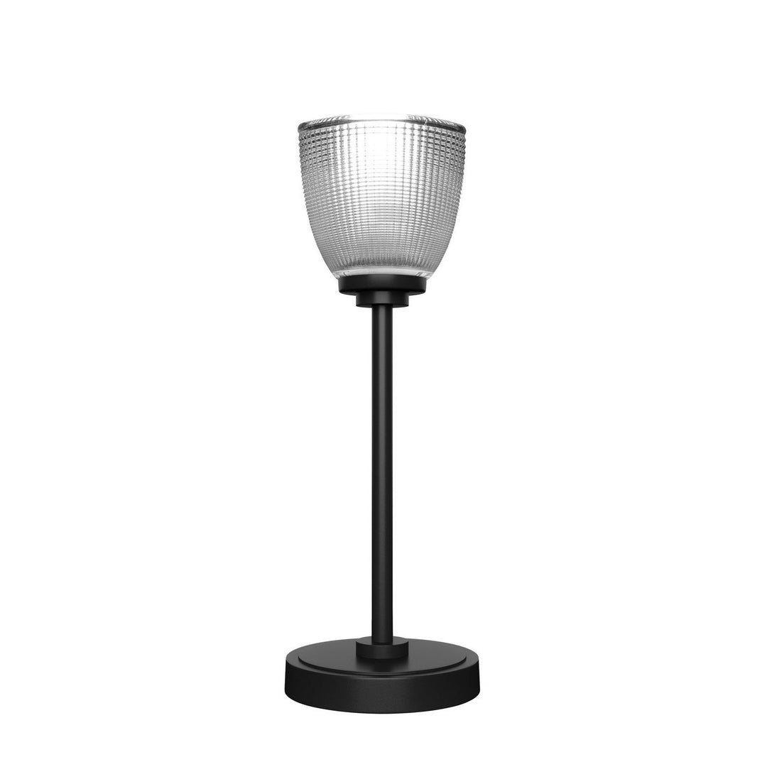 Toltec Lighting 53-MB-500 Modern Luna Lamp Matte Black