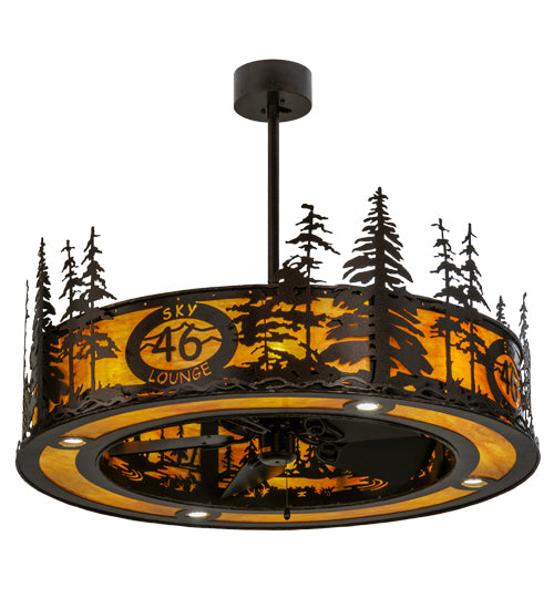 Meyda Tiffany Tall Pines 146112 Ceiling Fan - Copper Vein