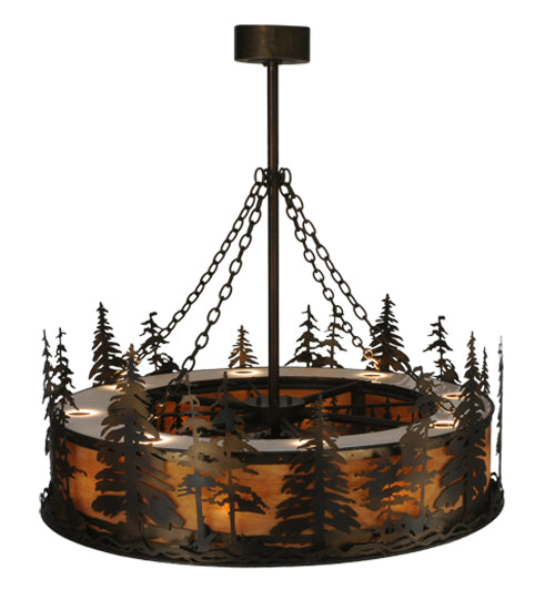 Meyda Tiffany Tall Pines 150260 Ceiling Fan - Antique Copper, Burnished Copper