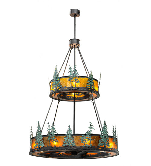 Meyda Tiffany Tall Pines 156087 Ceiling Fan - Wrought Iron
