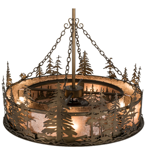 Meyda Tiffany Tall Pines 160575 Ceiling Fan - Antique Copper