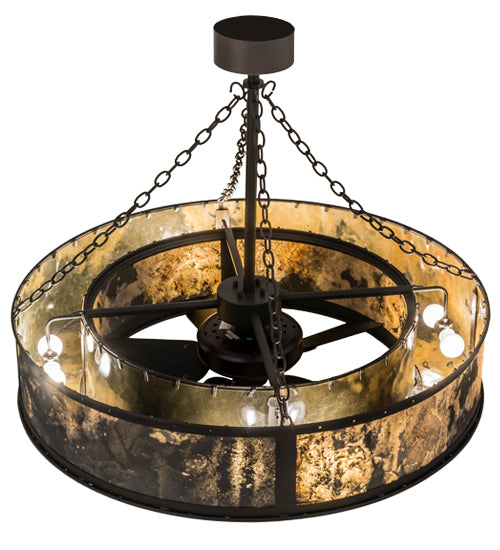 Meyda Tiffany Smythe 168462 Ceiling Fan - Wrought Iron