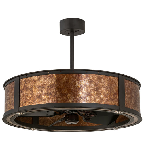 Meyda Tiffany Smythe Craftsman 170441 Ceiling Fan - Oil Rubbed Bronze