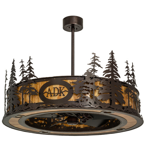 Meyda Tiffany Personalized 171918 Ceiling Fan - Copper Vein