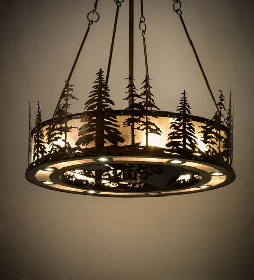 Meyda Tiffany Tall Pines 180491 Ceiling Fan - Antique Copper