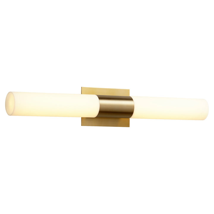 Oxygen Magneta 3-590-40 Bath Vanity Light 27 in. wide - Aged Brass