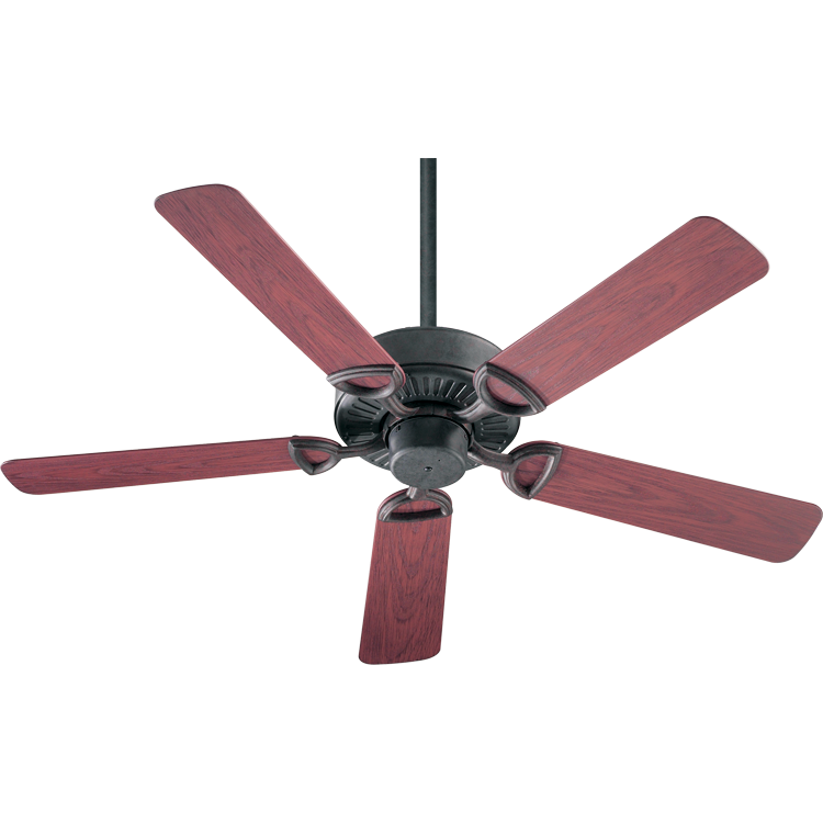 Quorum Estate Patio 143525-44 Ceiling Fan - Toasted Sienna, Rosewood