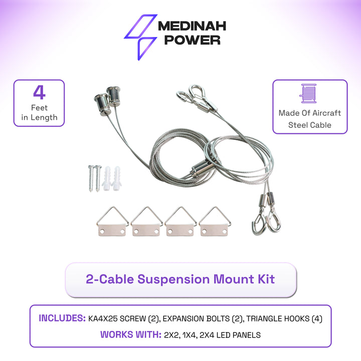 2 cable suspension kit