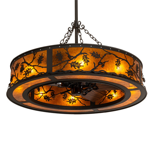 Meyda Tiffany Oak Leaf & Acorn 227403 Ceiling Fan - Oil Rubbed Bronze