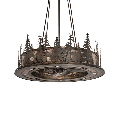 Meyda Tiffany Tall Pines 242619 Ceiling Fan - Antique Copper