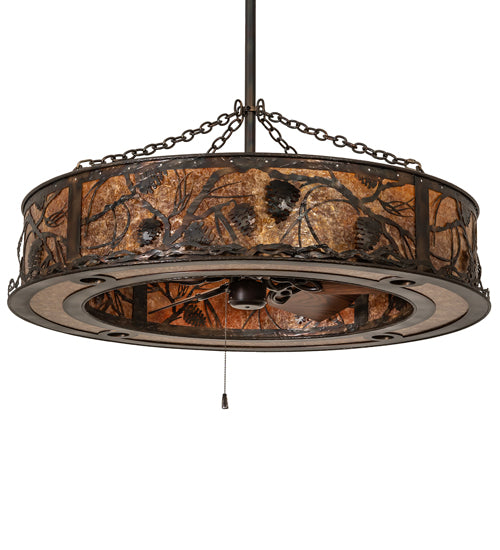 Meyda Tiffany  248513 Ceiling Fan - Antique Copper, Burnished